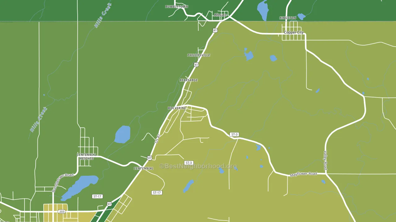 49942, MI block-group voter-turnout map