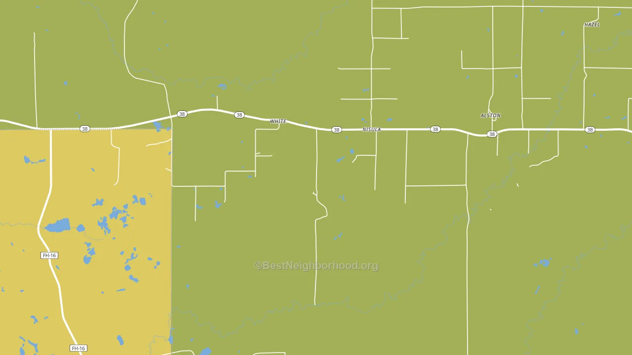 49952, MI block-group voter-turnout map