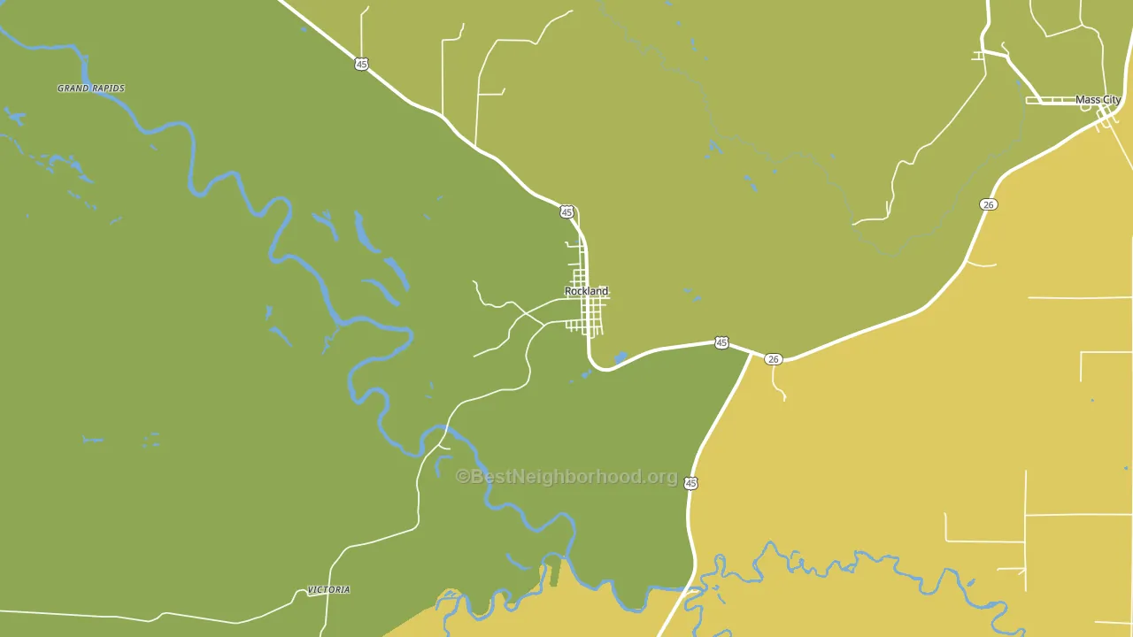 49960, MI block-group voter-turnout map