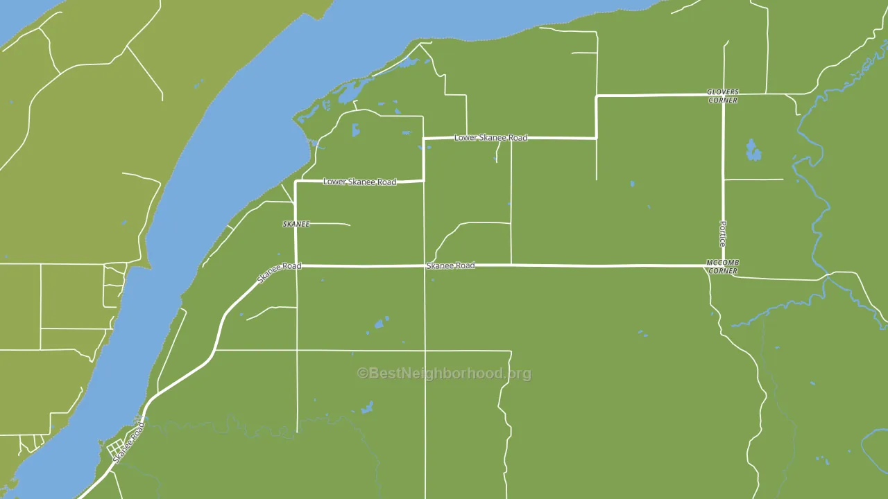 49962, MI block-group voter-turnout map