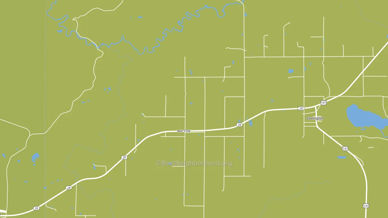 49970, MI block-group voter-turnout map