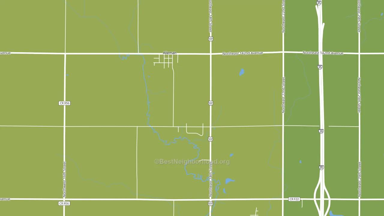 50007, IA block-group voter-turnout map
