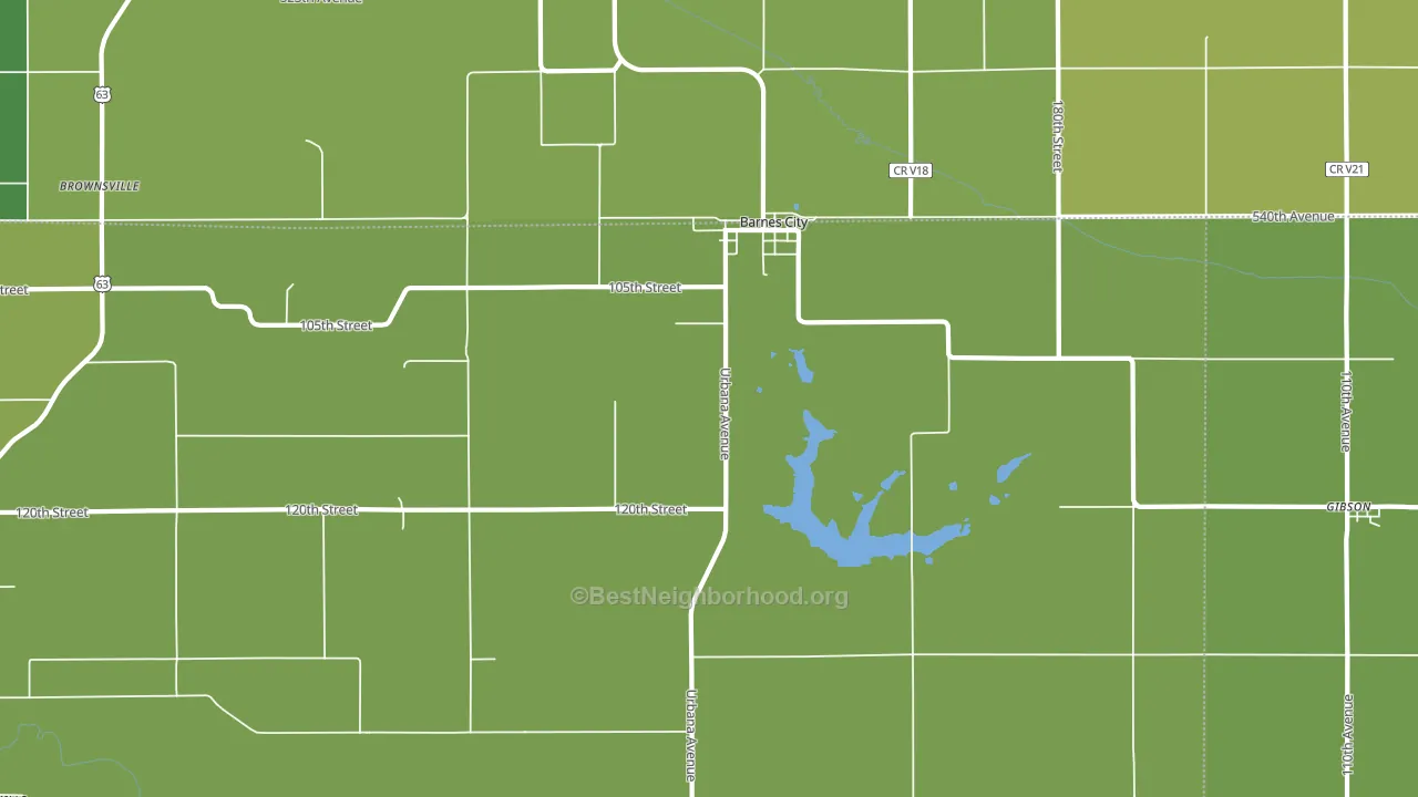 50027, IA block-group voter-turnout map