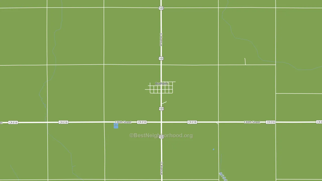 50040, IA block-group voter-turnout map
