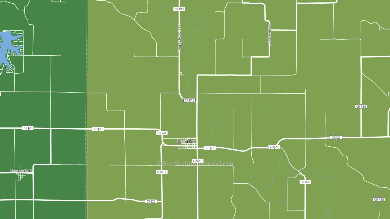 50108, IA block-group voter-turnout map