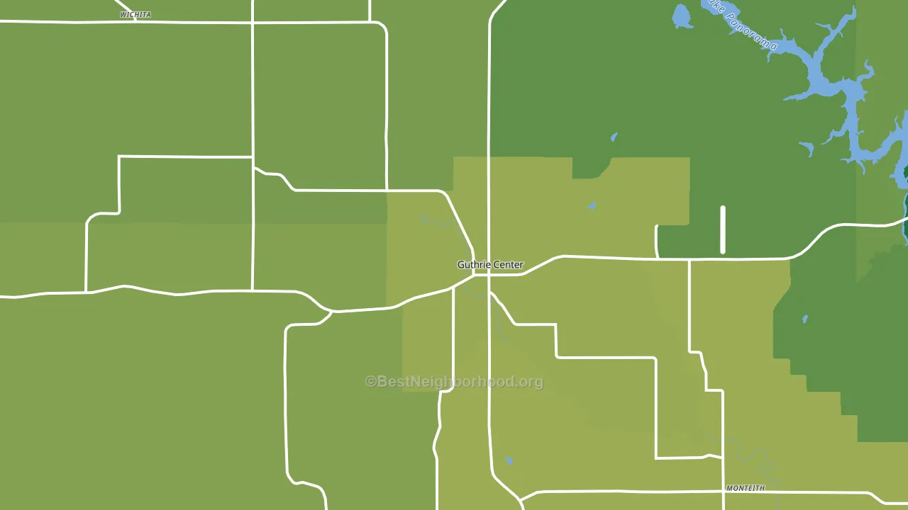 50115, IA block-group voter-turnout map