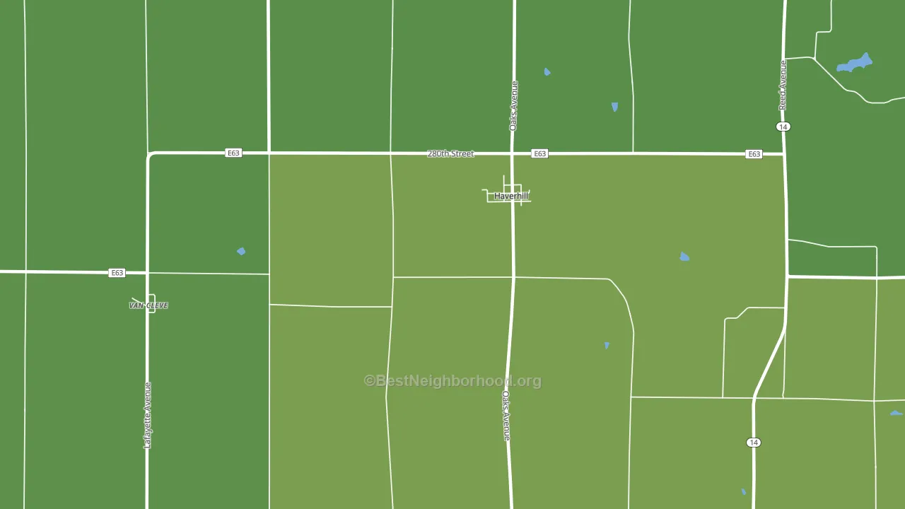50120, IA block-group voter-turnout map
