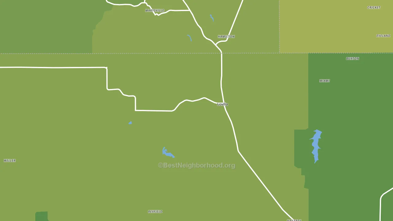 50150, IA block-group voter-turnout map