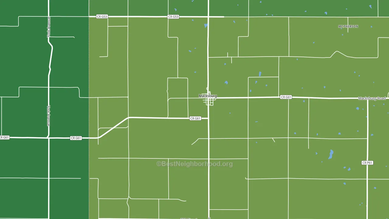 50155, IA block-group voter-turnout map