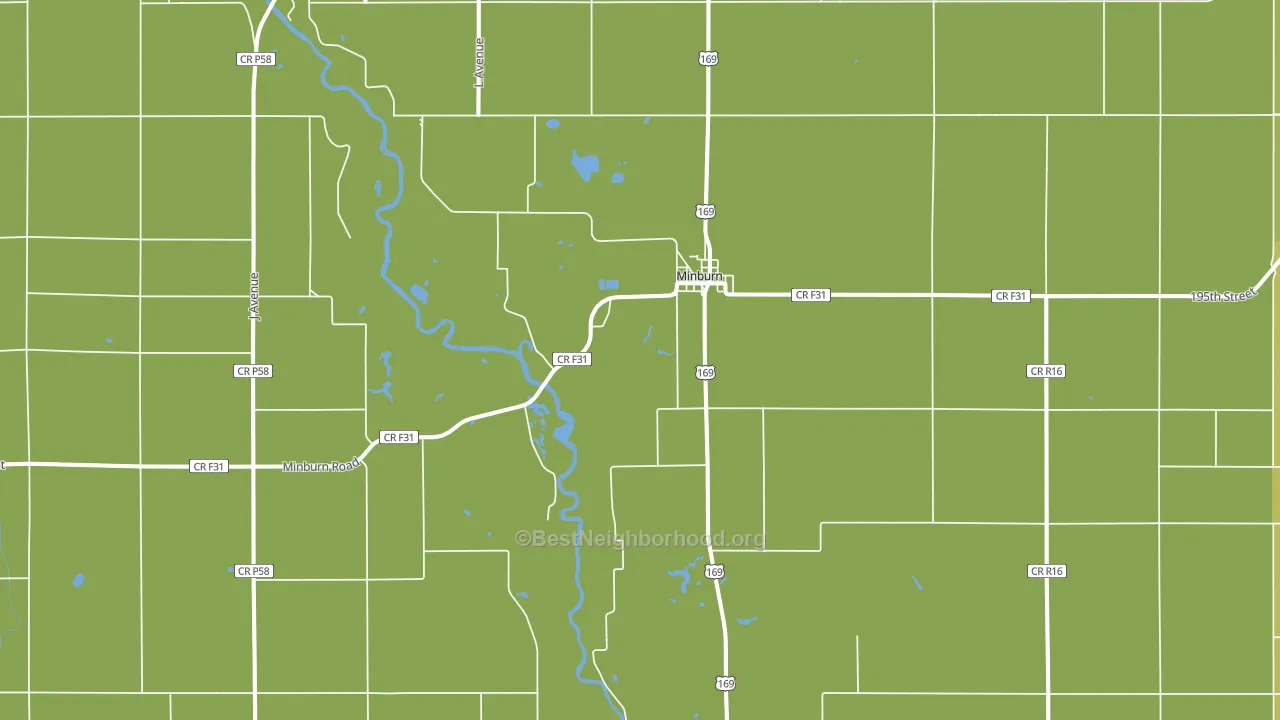 50167, IA block-group voter-turnout map