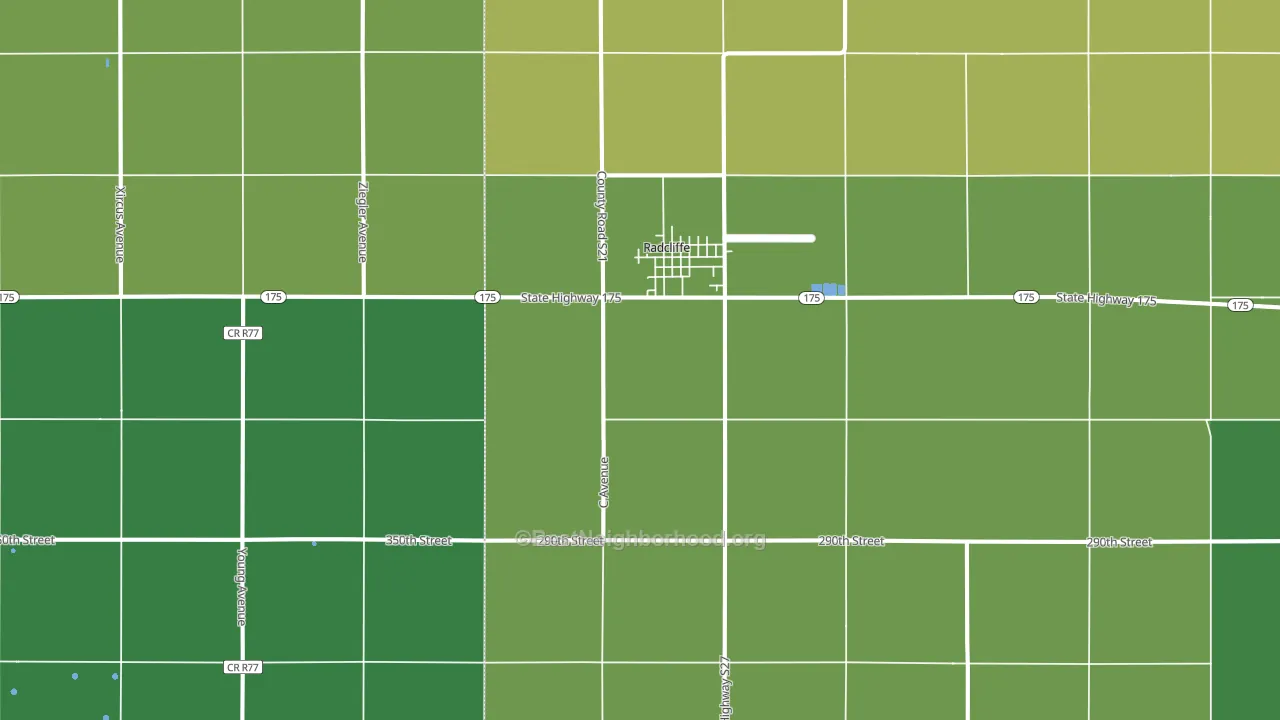 50230, IA block-group voter-turnout map