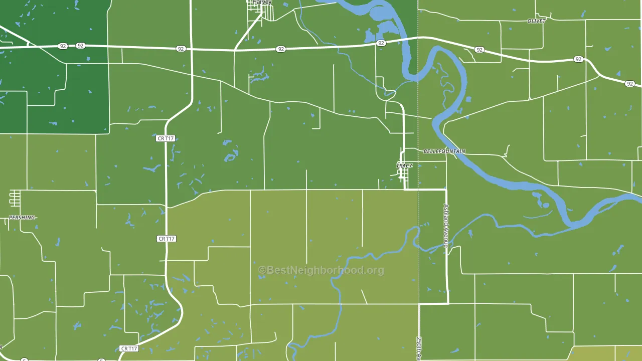 50256, IA block-group voter-turnout map