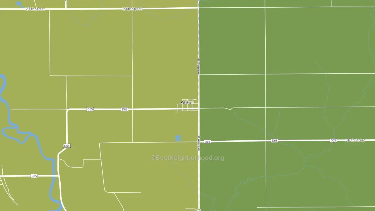 50269, IA block-group voter-turnout map
