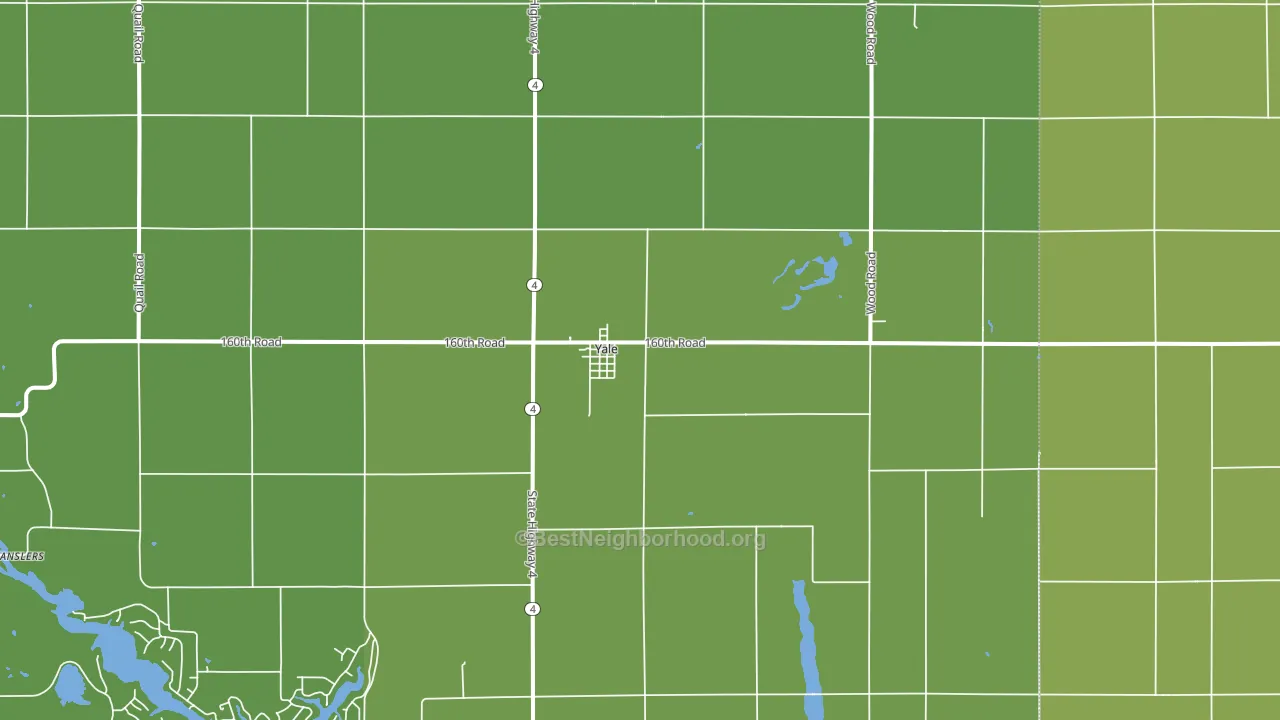 50277, IA block-group voter-turnout map