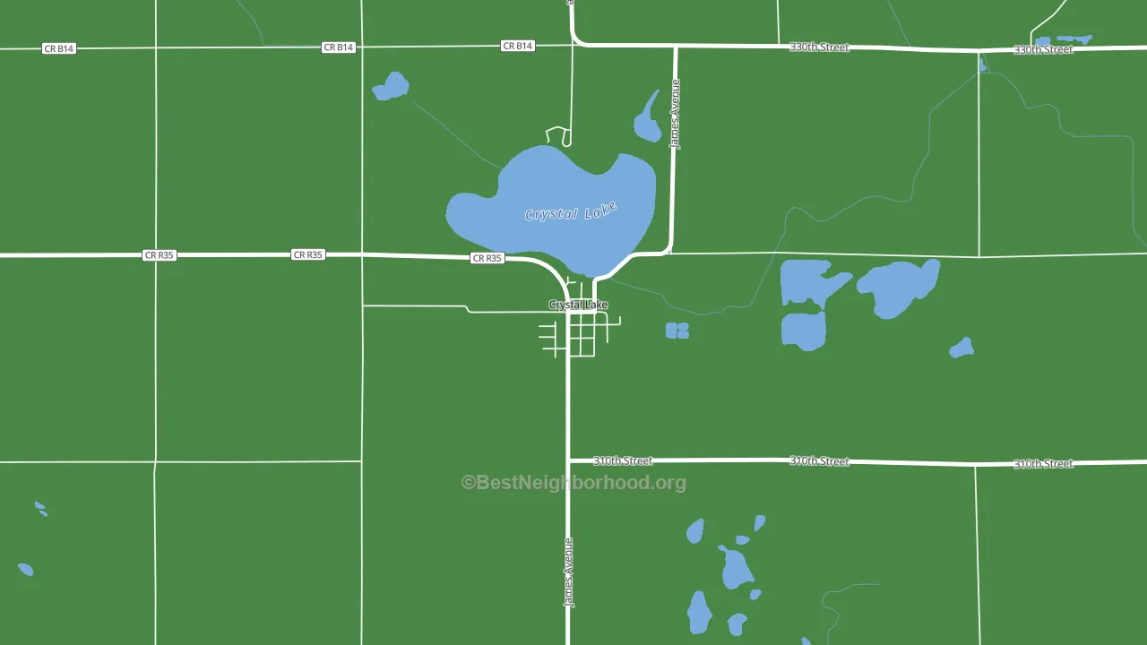 50432, IA block-group voter-turnout map