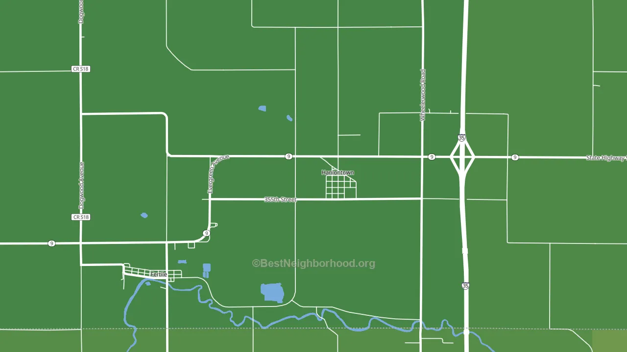 50444, IA block-group voter-turnout map