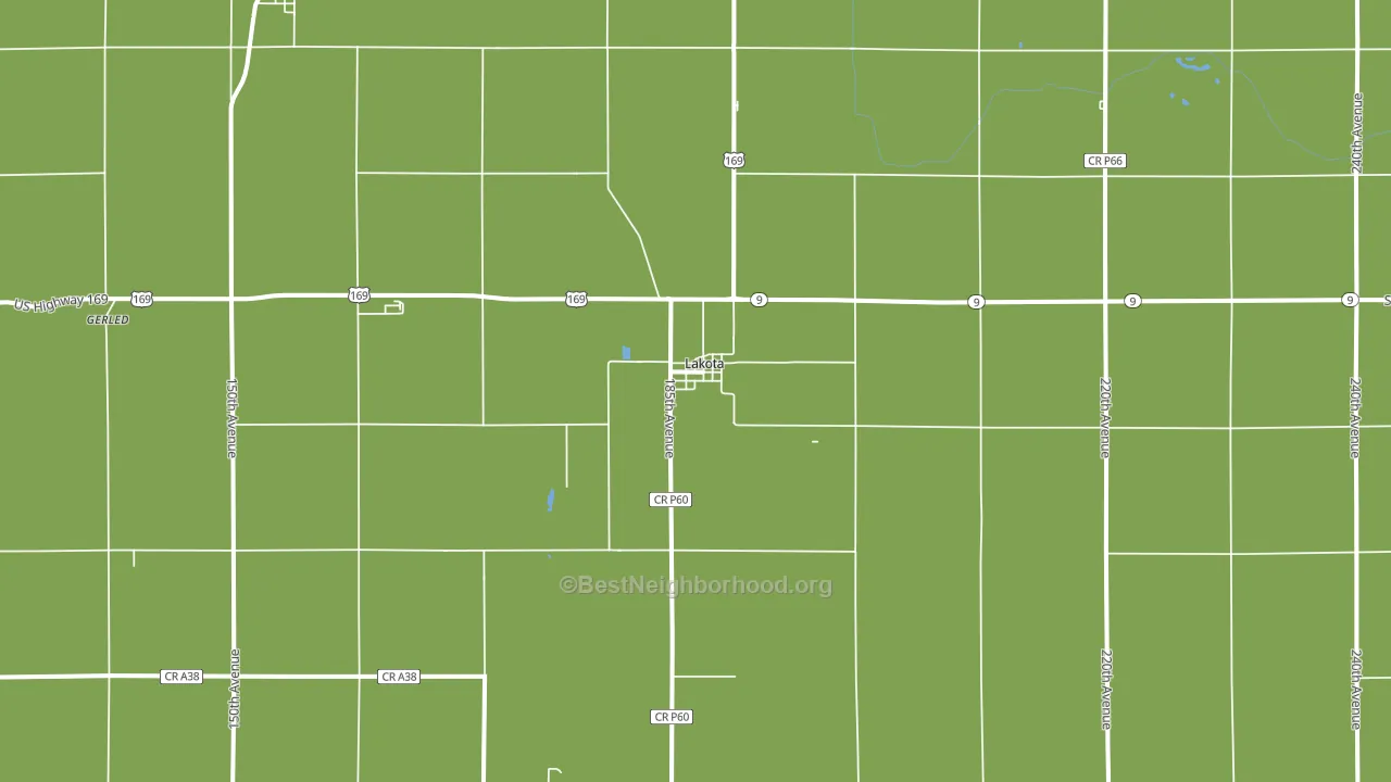 50451, IA block-group voter-turnout map