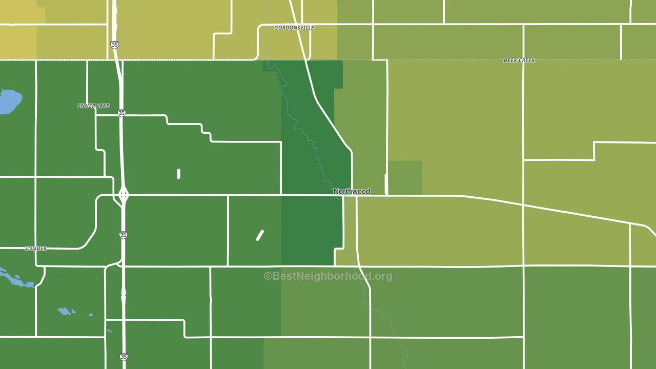 50459, IA block-group voter-turnout map