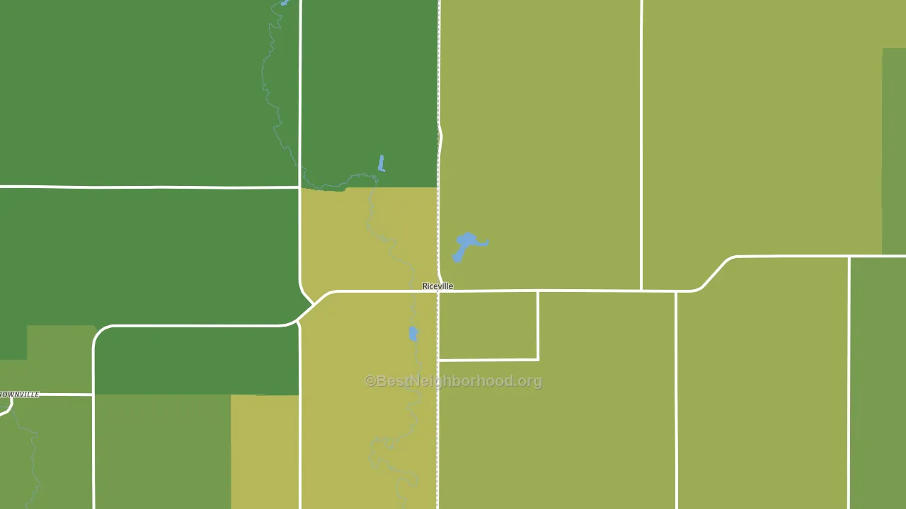 50466, IA block-group voter-turnout map