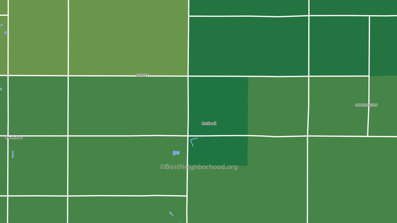 50469, IA block-group voter-turnout map