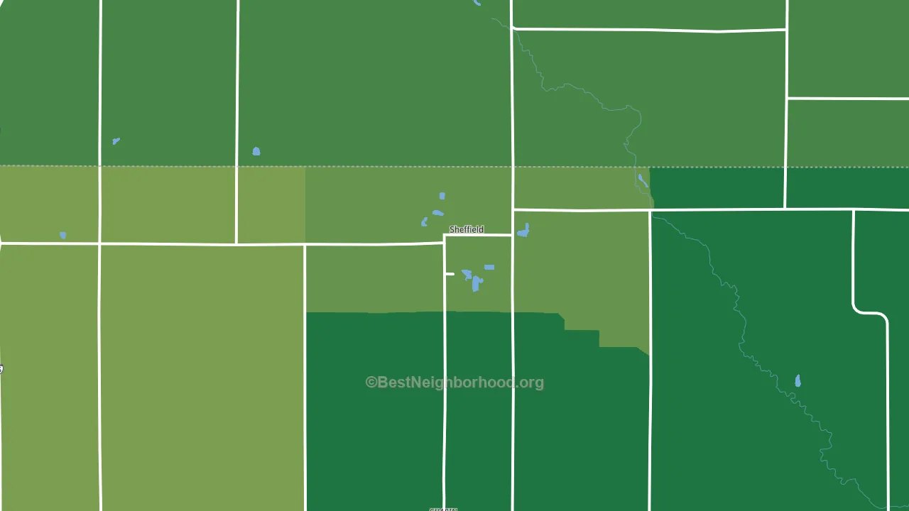 50475, IA block-group voter-turnout map