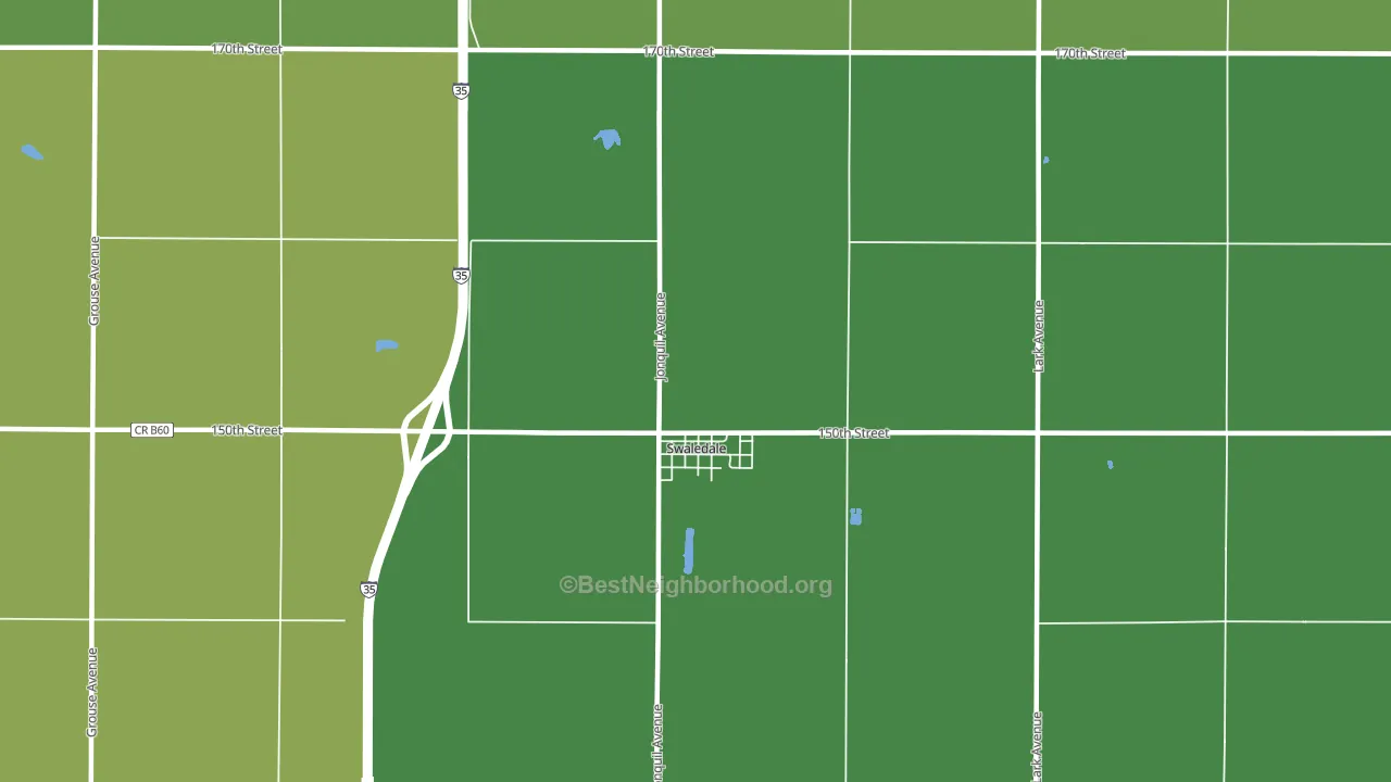 50477, IA block-group voter-turnout map