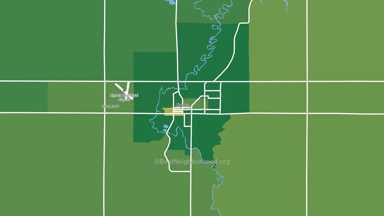50511, IA block-group voter-turnout map