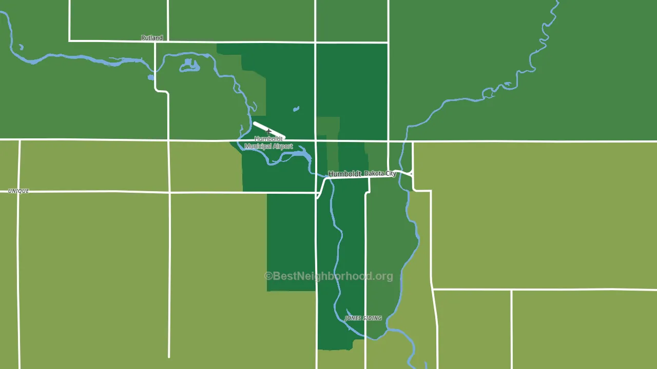 50548, IA block-group voter-turnout map