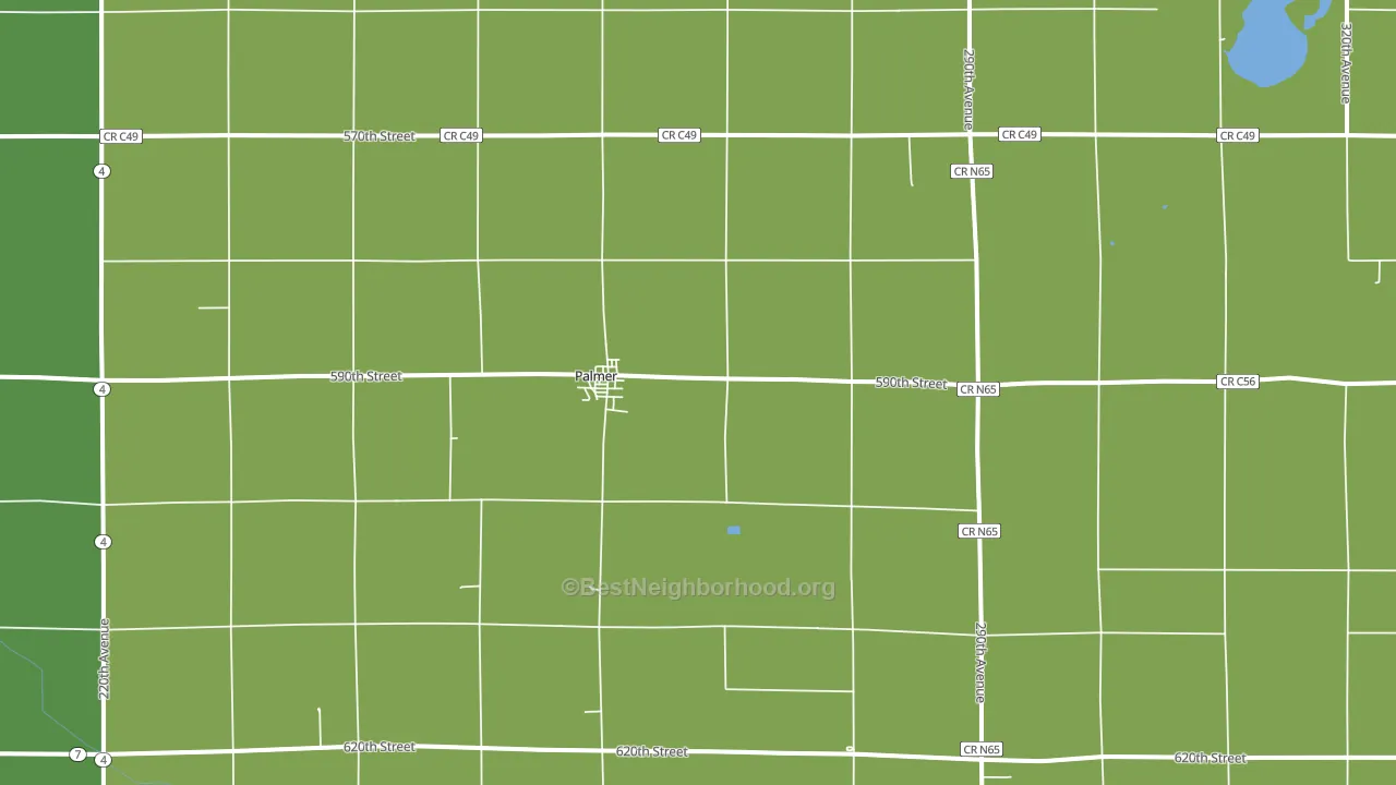 50571, IA block-group voter-turnout map