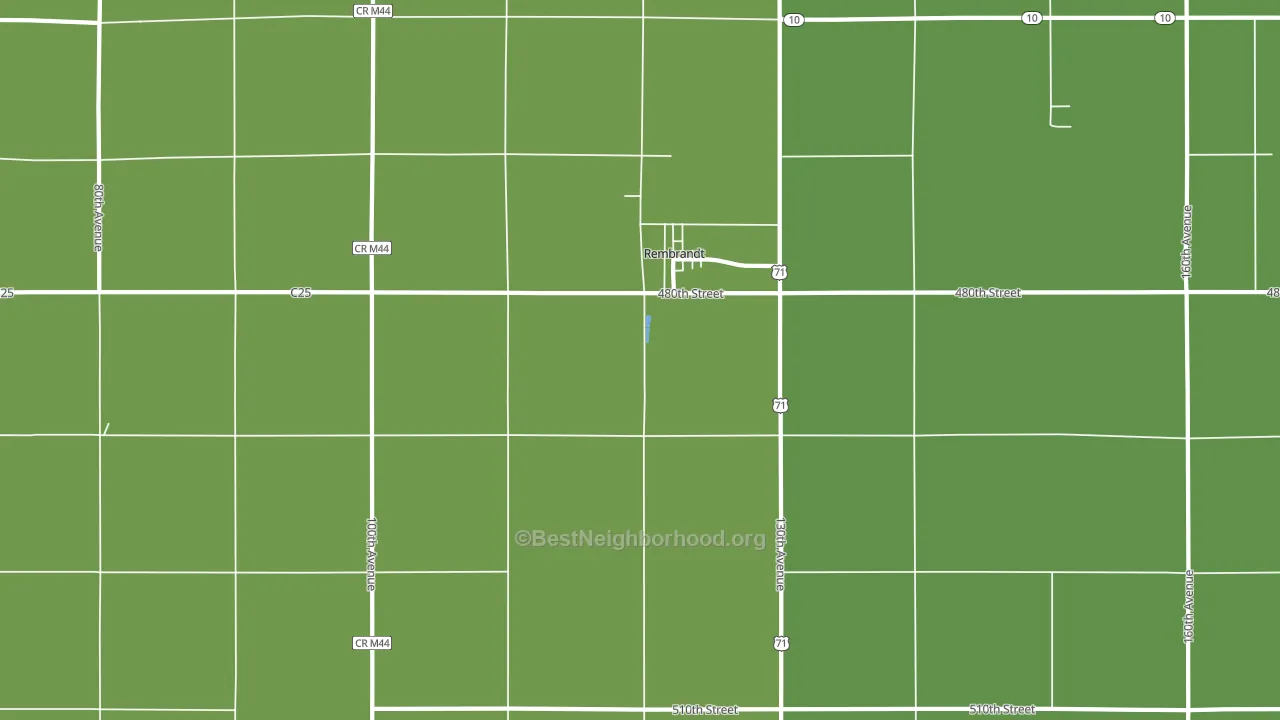 50576, IA block-group voter-turnout map