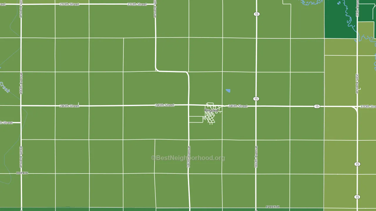 50578, IA block-group voter-turnout map