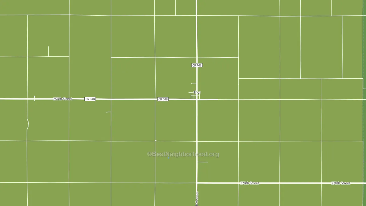 50591, IA block-group voter-turnout map