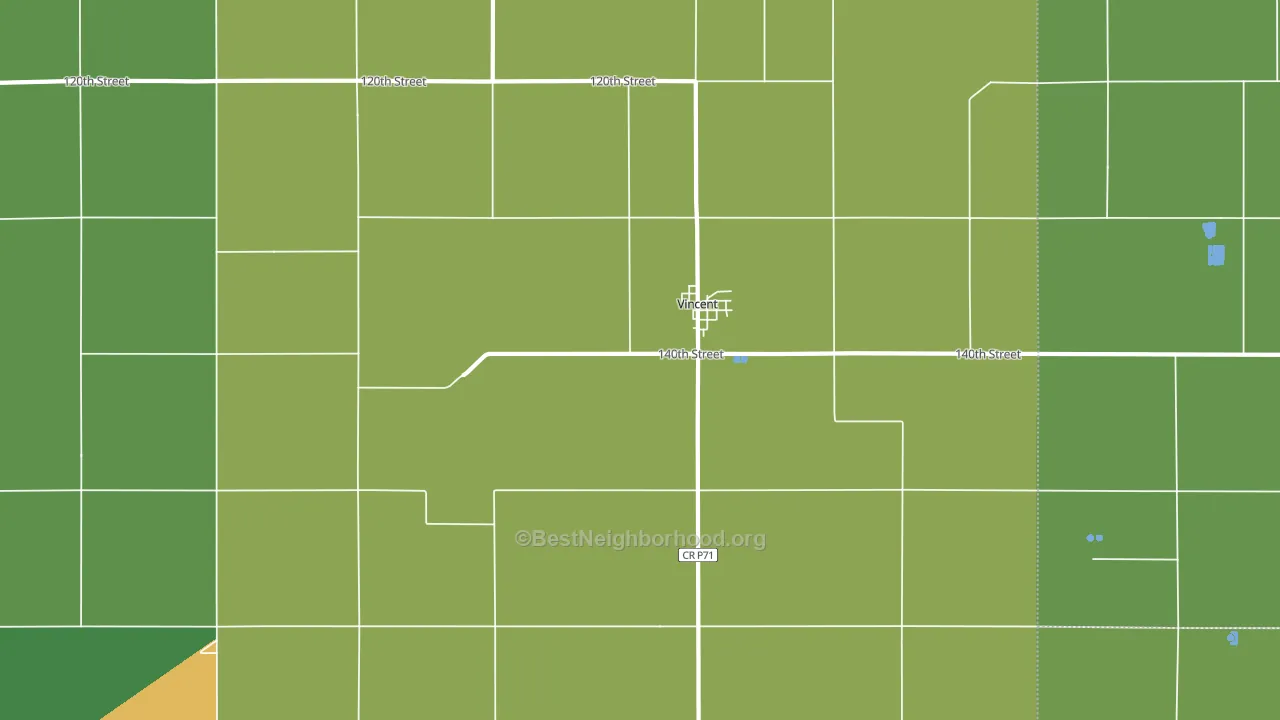 50594, IA block-group voter-turnout map