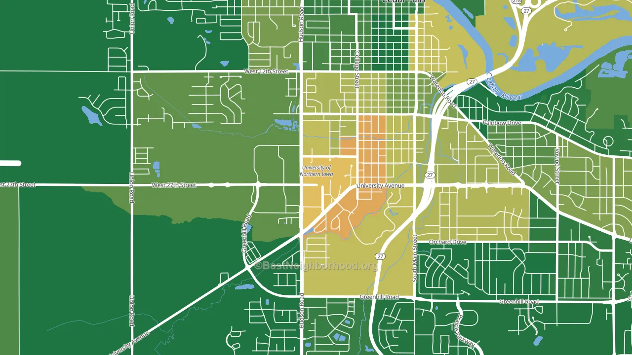 50614, IA block-group voter-turnout map