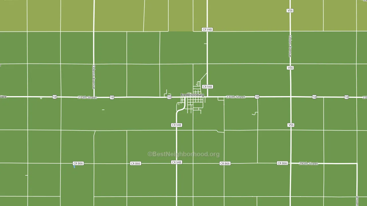 50630, IA block-group voter-turnout map