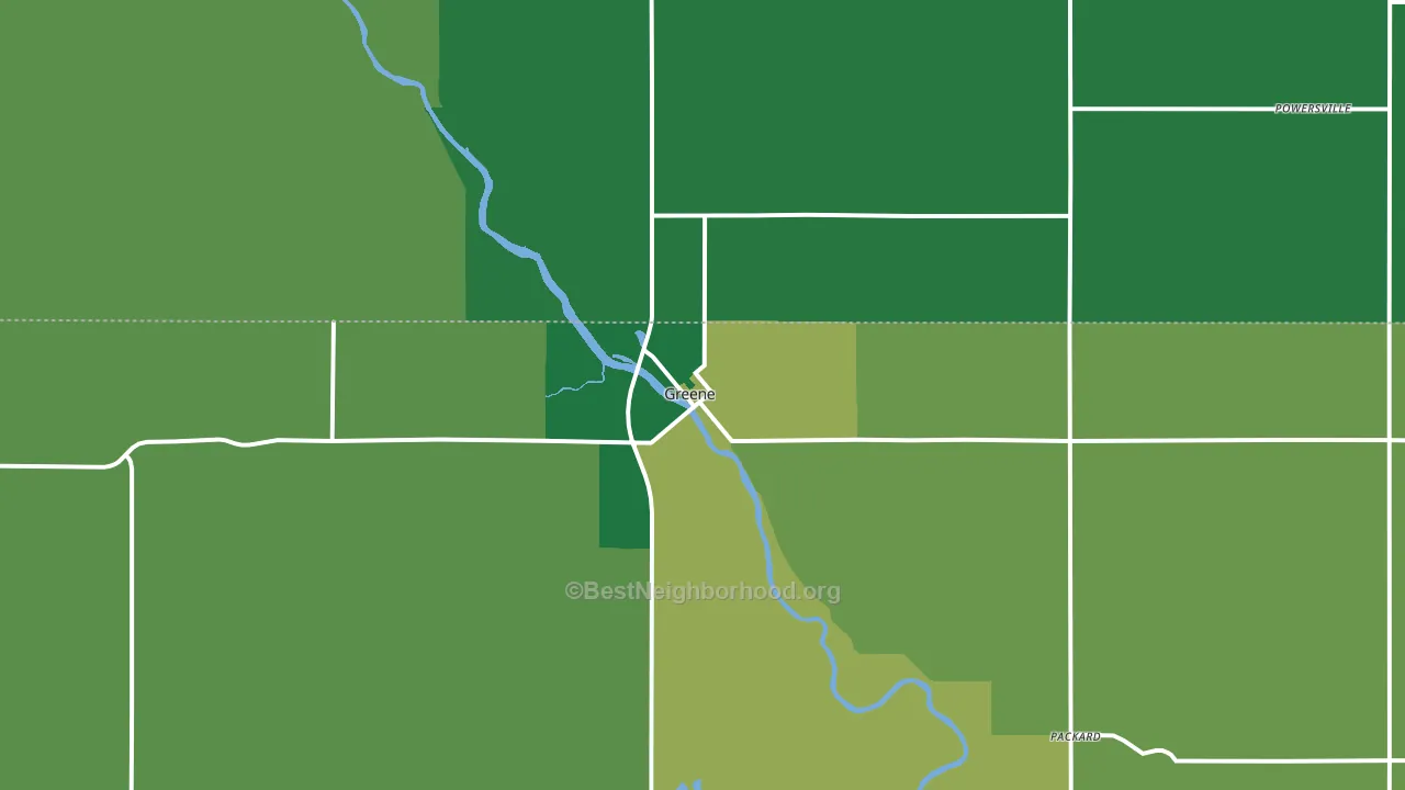 50636, IA block-group voter-turnout map