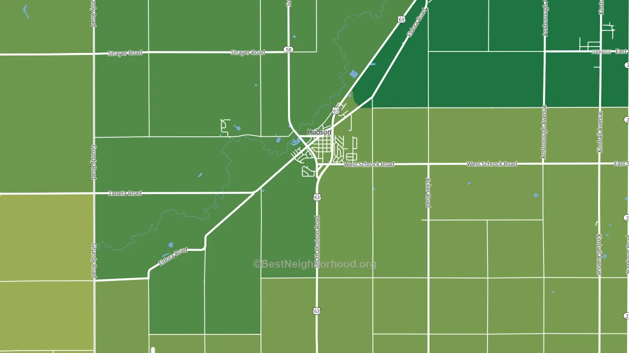 50643, IA block-group voter-turnout map
