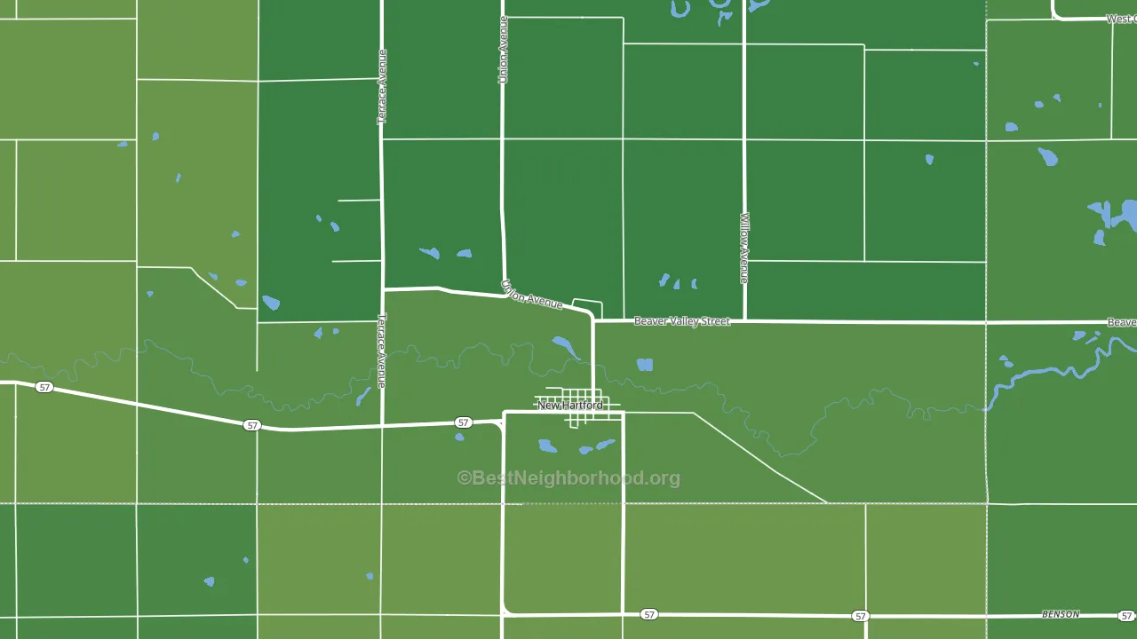 50660, IA block-group voter-turnout map