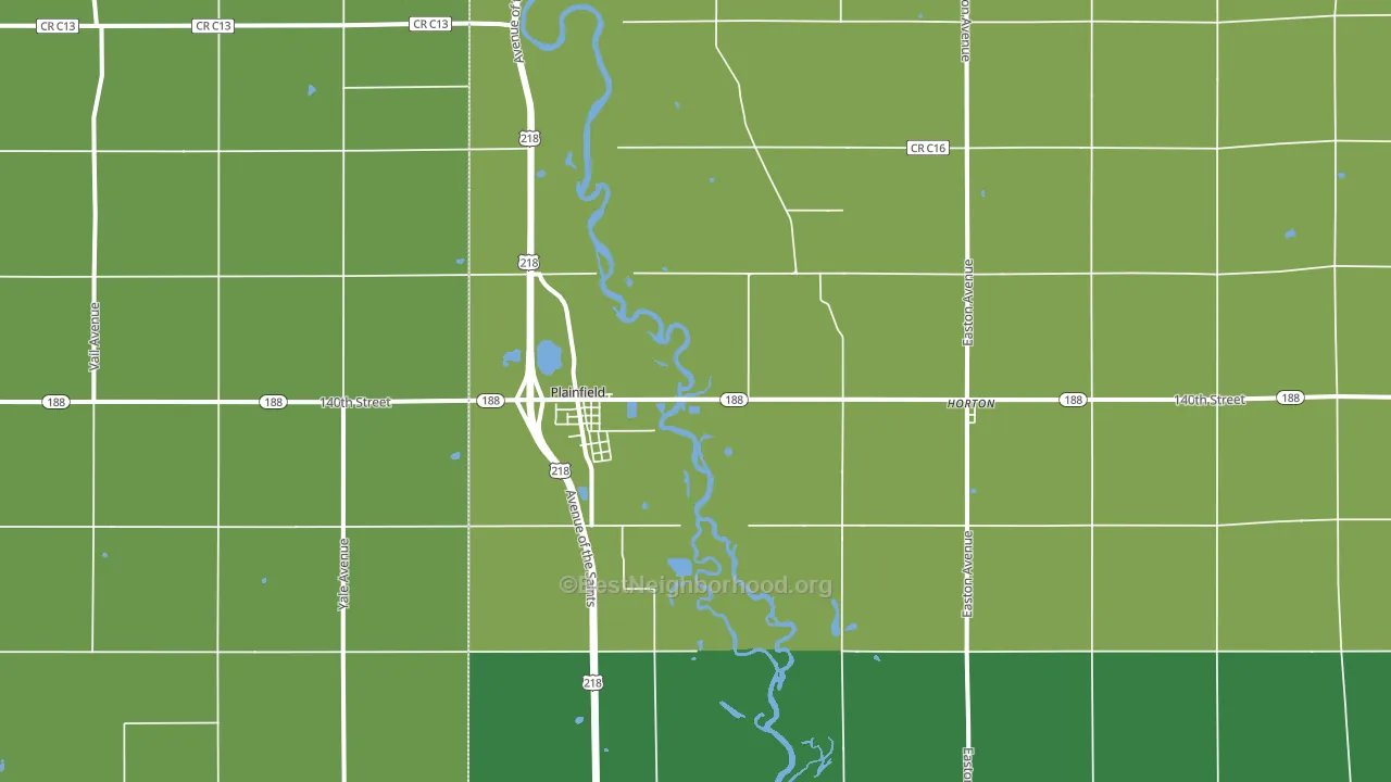 50666, IA block-group voter-turnout map