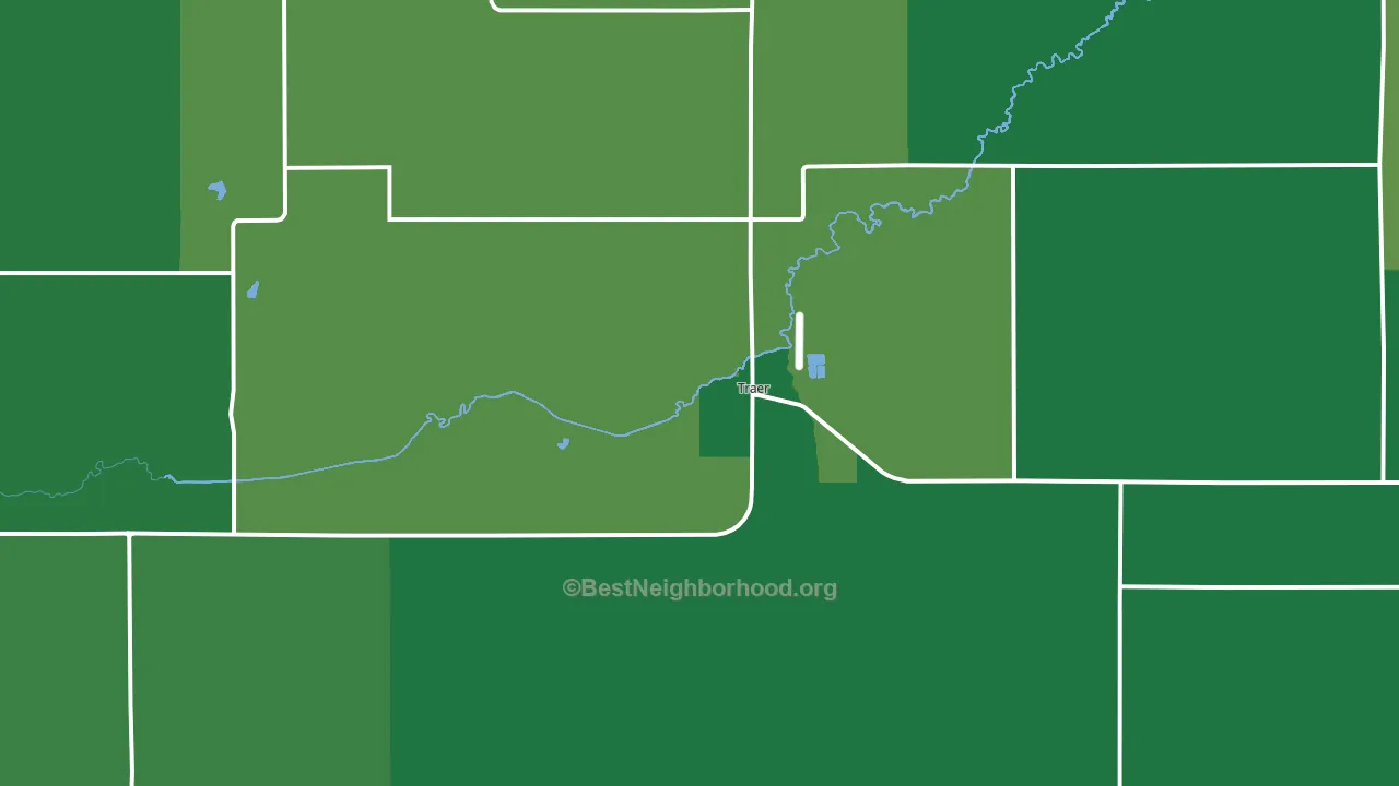 50675, IA block-group voter-turnout map