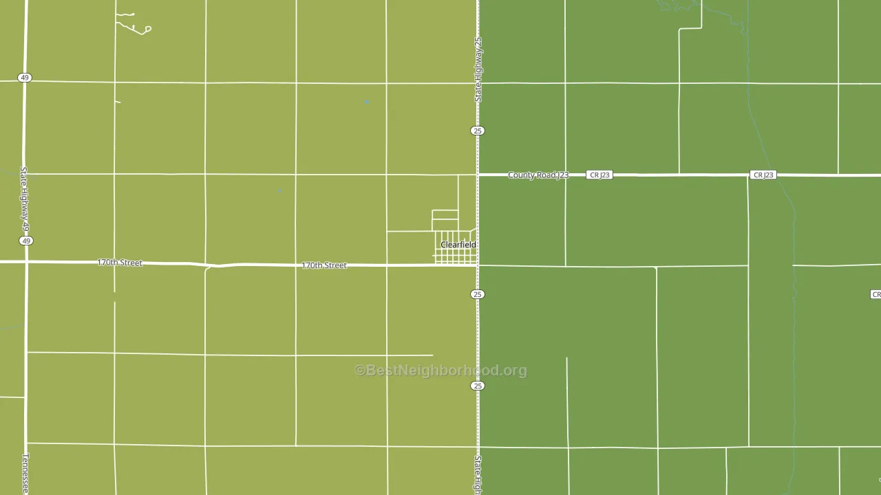 50840, IA block-group voter-turnout map