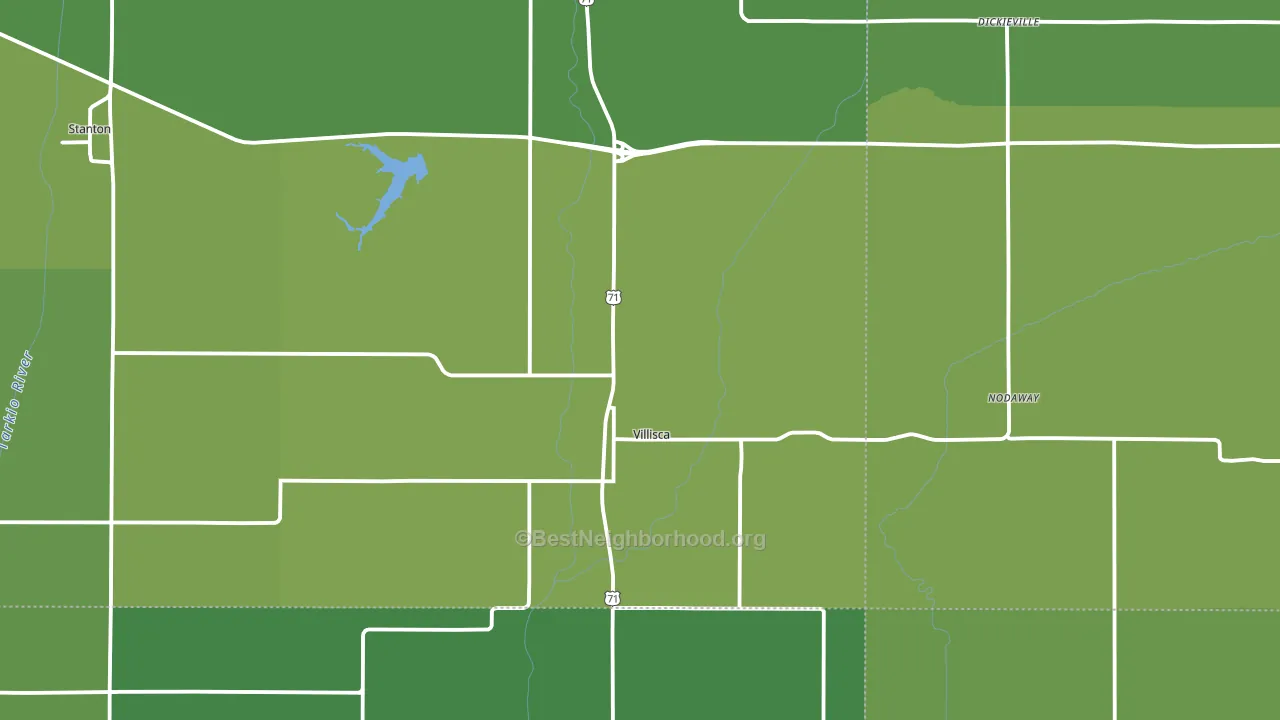 50864, IA block-group voter-turnout map