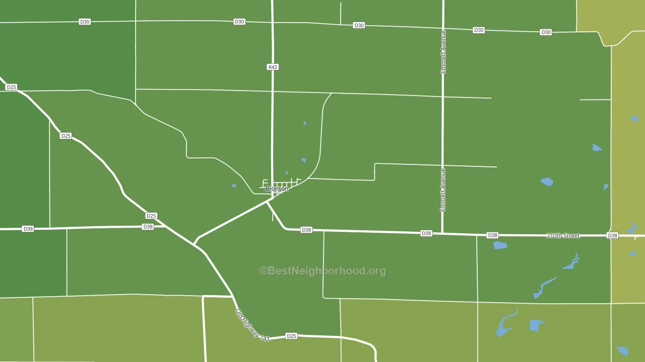 51007, IA block-group voter-turnout map