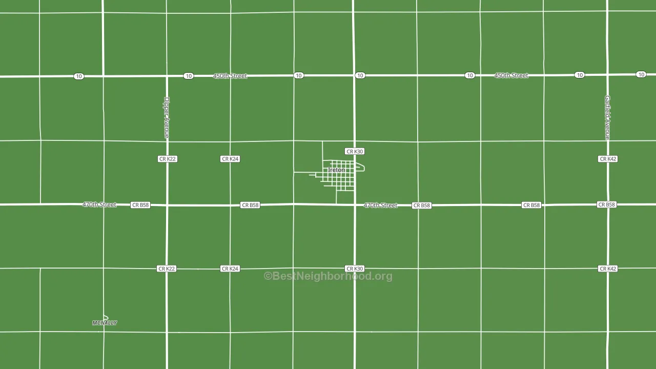 51027, IA block-group voter-turnout map
