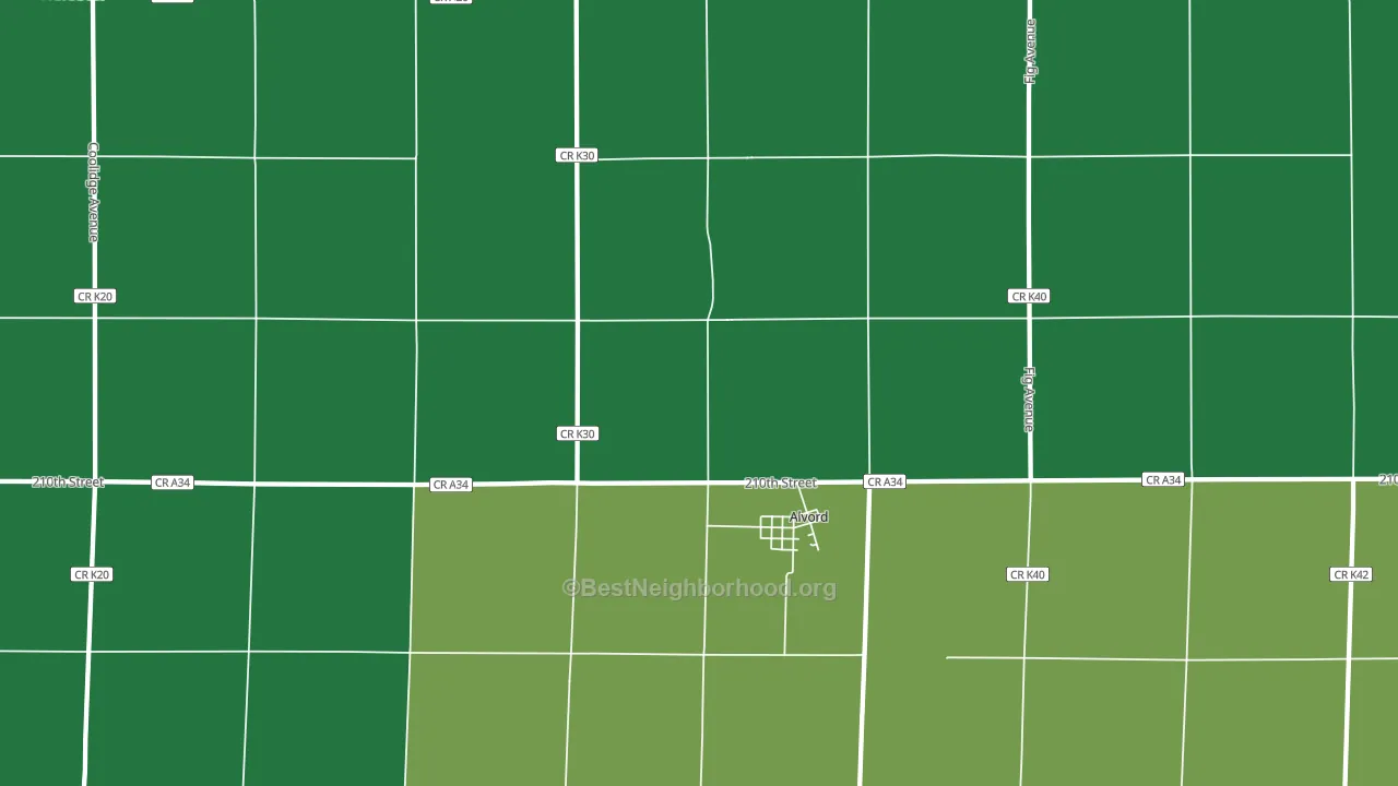 51230, IA block-group voter-turnout map