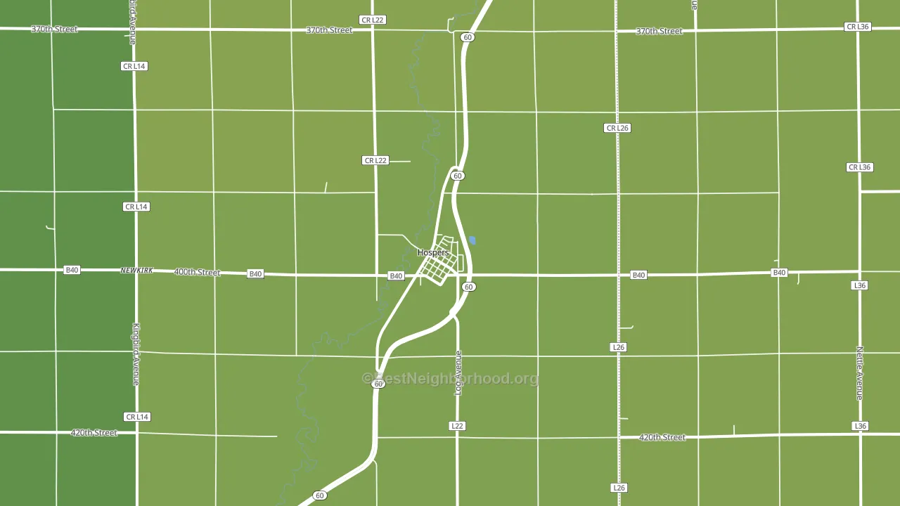 51238, IA block-group voter-turnout map