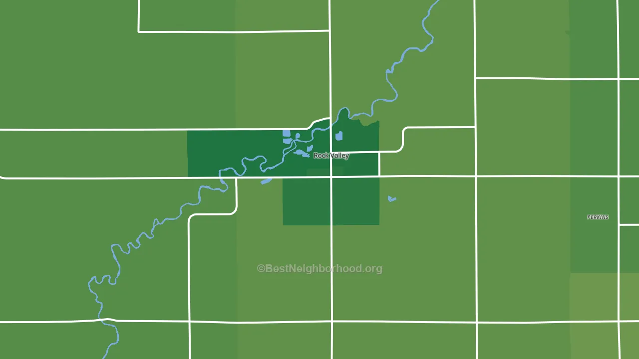 51247, IA block-group voter-turnout map