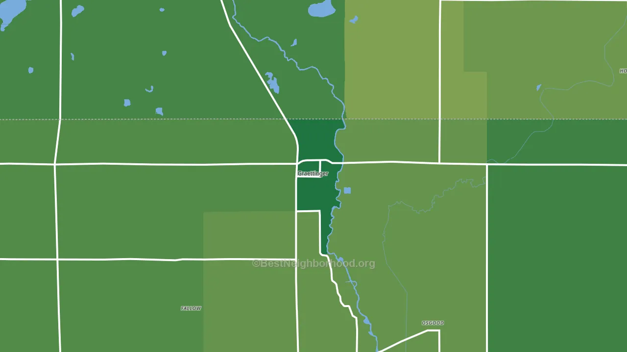 51342, IA block-group voter-turnout map