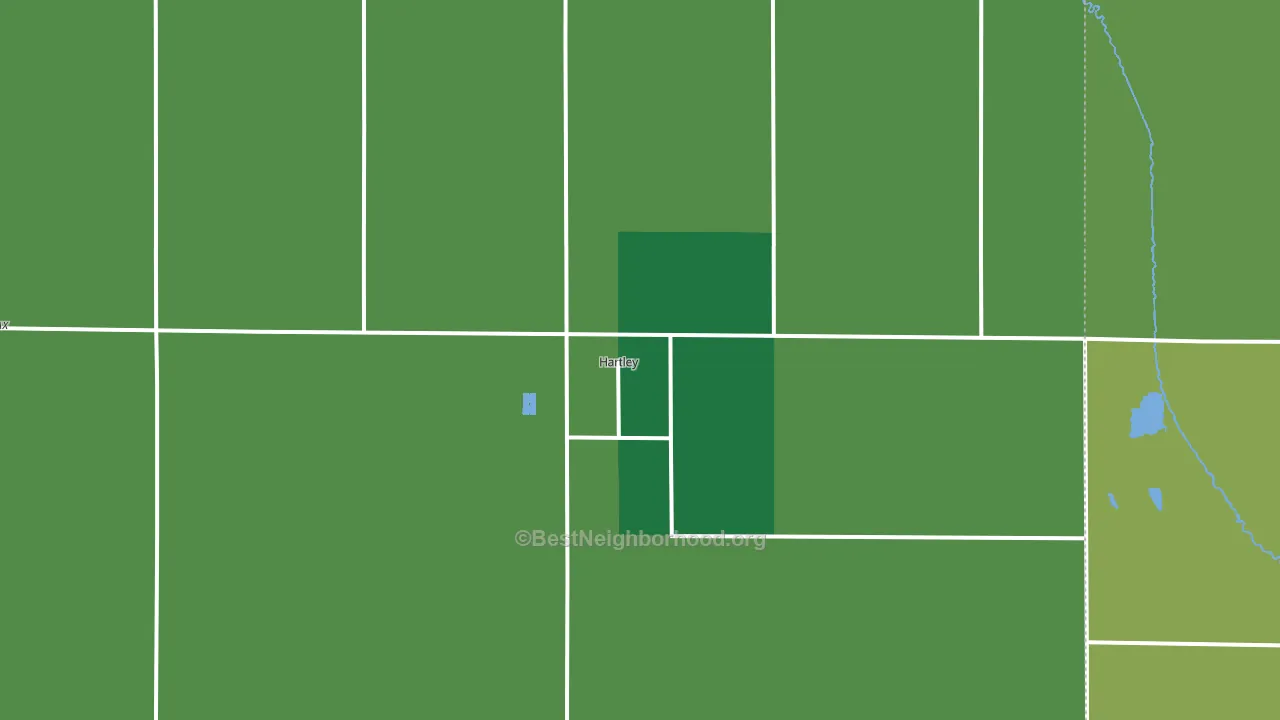 51346, IA block-group voter-turnout map