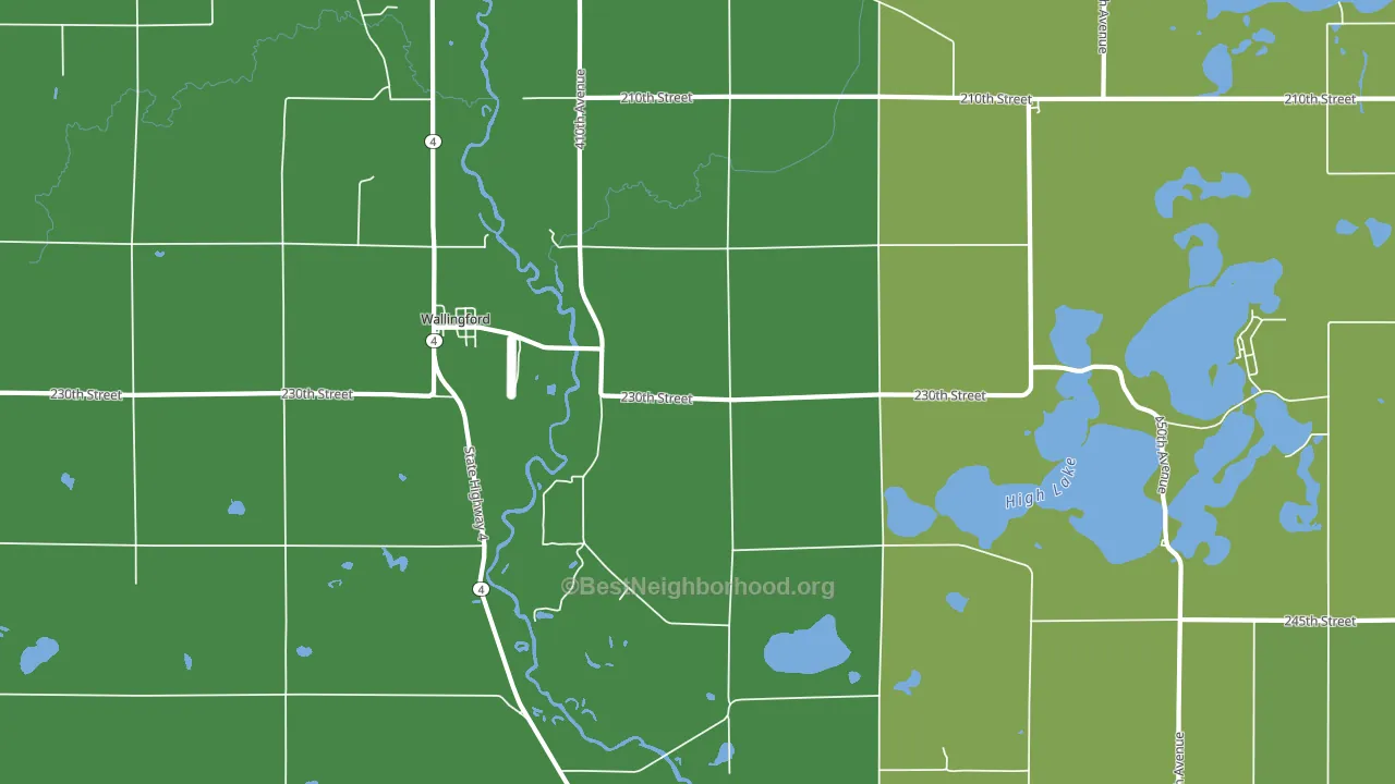 51365, IA block-group voter-turnout map